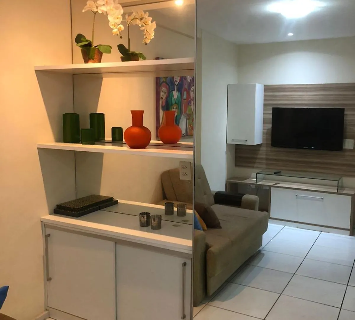 Flat Mobiliado 1Q Em Boa Viagem - Edf Golden One Apartment Recife 0*,  Brazil